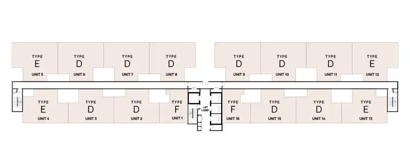 Residensi Armani Putra | Floor Plans | Serviced Apartment | L24-32